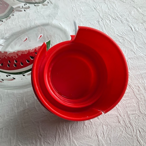 CERVE Italy Vintage Glass Serving Pitcher Juice / Water Carafe Watermelon Decor - Picture 8 of 13